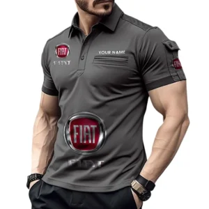 MicroDrive Autos Exclusive Logo Pocket Polo Shirt, Gift For MicroDrive Autos Enthusiasts CAR450 - Gray