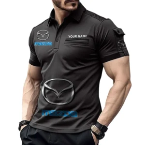 Drag Strip Car Exclusive Logo Pocket Polo Shirt, Gift For Drag Strip Car Lovers CAR450 - Black