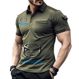 Legendary American Car Exclusive Logo Pocket Polo Shirt, Gift For Legendary American Car Lovers CAR450 - Green