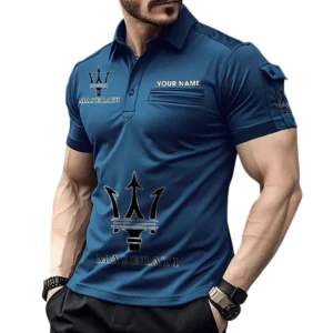 Supercar  Exclusive Logo Pocket Polo Shirt, Gift For Supercar  Lovers CAR450 - Navy Blue