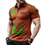 Adventure Motorcycle  Exclusive Logo Pocket Polo Shirt, Gift For Adventure Motorcycle  Enthusiasts CAR450 - Orange