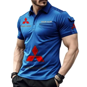 Shogun Autos Exclusive Logo Pocket Polo Shirt, Gift For Shogun Autos Enthusiasts CAR450 - Blue