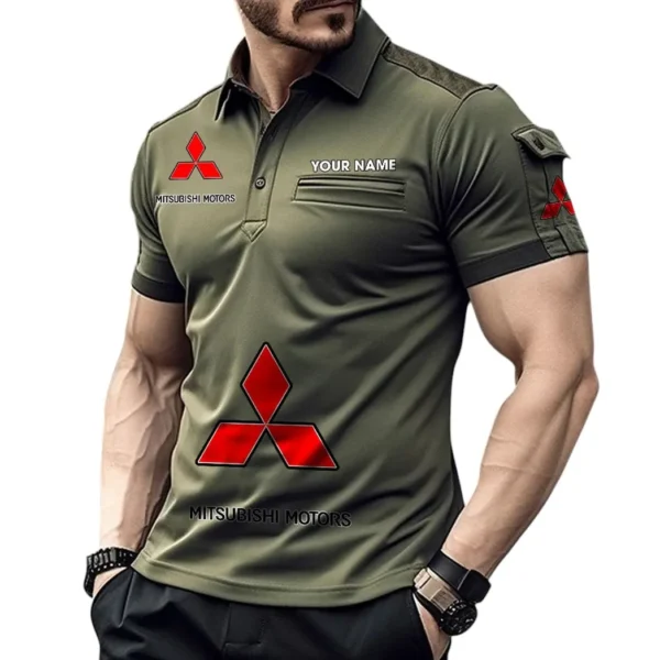 Samurai Drive Exclusive Logo Pocket Polo Shirt, Gift For Samurai Drive Enthusiasts CAR450 - Green