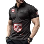 Muscle Car Exclusive Logo Pocket Polo Shirt, Gift For Muscle Car Lovers CAR450 - Black