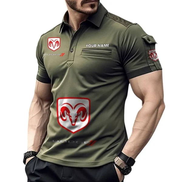 Classic Car Exclusive Logo Pocket Polo Shirt, Gift For Classic Car Enthusiasts CAR450 - Green