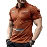 Grand Tourer  Exclusive Logo Pocket Polo Shirt, Gift For Grand Tourer  Enthusiasts CAR450 - Orange
