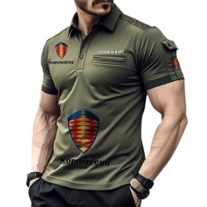 Modern Automobile Exclusive Logo Pocket Polo Shirt, Gift For Modern Automobile Lovers CAR450 - Green