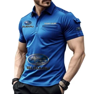 Rally-Inspired Vehicle Exclusive Logo Pocket Polo Shirt, Gift For Rally-Inspired Vehicle Enthusiasts CAR450 - Blue