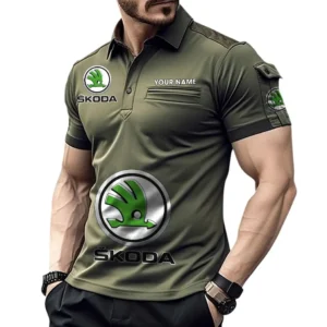 Mid-Size Sedan  Exclusive Logo Pocket Polo Shirt, Gift For Mid-Size Sedan  Enthusiasts CAR450 - Green