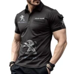 Continental Cruiser Exclusive Logo Pocket Polo Shirt, Gift For Continental Cruiser Enthusiasts CAR450 - Black