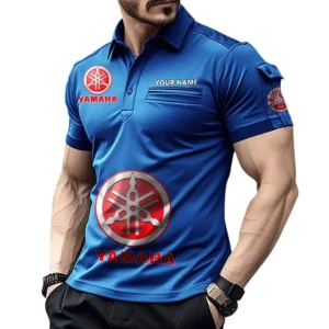 Eco-Friendly Ride Exclusive Logo Pocket Polo Shirt, Gift For Eco-Friendly Ride Lovers CAR450 - Blue