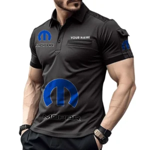 Touring Motorcycle Exclusive Logo Pocket Polo Shirt, Gift For Touring Motorcycle Lovers CAR450 - Black