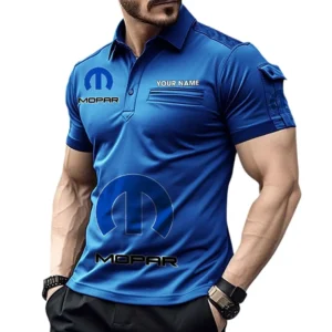 Off-Road Bike Exclusive Logo Pocket Polo Shirt, Gift For Off-Road Bike Lovers CAR450 - Blue