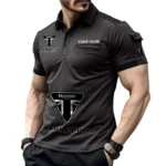 Dual-Sport Bike Exclusive Logo Pocket Polo Shirt, Gift For Dual-Sport Bike Enthusiasts CAR450 - Black