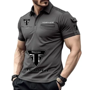Freedom Rider  Exclusive Logo Pocket Polo Shirt, Gift For Freedom Rider  Enthusiasts CAR450 - Gray