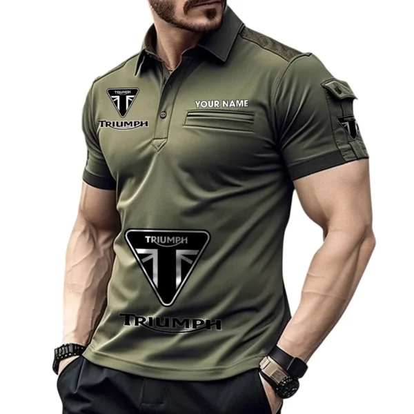 Velocity Machine  Exclusive Logo Pocket Polo Shirt, Gift For Velocity Machine  Enthusiasts CAR450 - Green