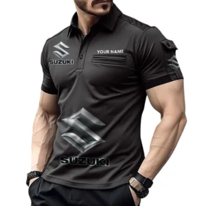 4x4 SUV Exclusive Logo Pocket Polo Shirt, Gift For 4x4 SUV Enthusiasts CAR450 - Black