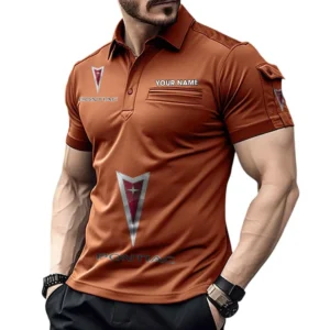 City-Friendly Auto Exclusive Logo Pocket Polo Shirt, Gift For City-Friendly Auto Lovers CAR450 - Orange