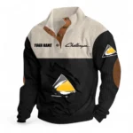 Street Performance Vehicle Men's Stand Up Collar Base Shirt CAR479 - Black