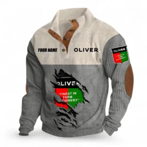 Agricultural Workhorse Men's Stand Up Collar Base Shirt CAR479 - Gray