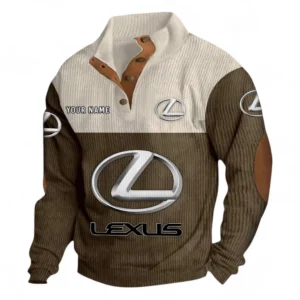 High-End Coupe Men's Stand Up Collar Base Shirt CAR480 - Brown