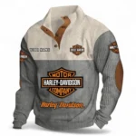 Classic Bike Men's Stand Up Collar Base Shirt CAR480 - Gray