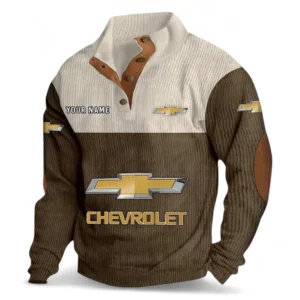 Performance Sedan Men's Stand Up Collar Base Shirt CAR480 - Brown