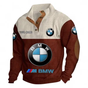 Prestige Automobile Men's Stand Up Collar Base Shirt CAR480 - Dark Red