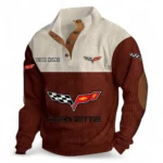 Track-Ready Ride Men's Stand Up Collar Base Shirt CAR480 - Dark Red