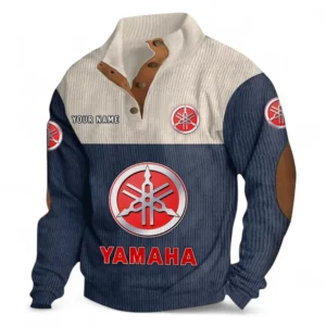 Sport Bike Men's Stand Up Collar Base Shirt CAR480 - Navy Blue