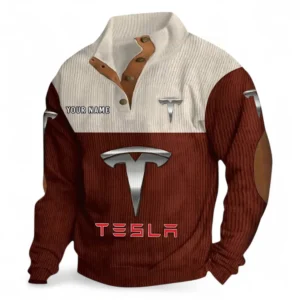 Futuristic Ride Men's Stand Up Collar Base Shirt CAR480 - Dark Red