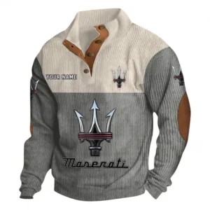 Performance Sedan Men's Stand Up Collar Base Shirt CAR480 - Gray