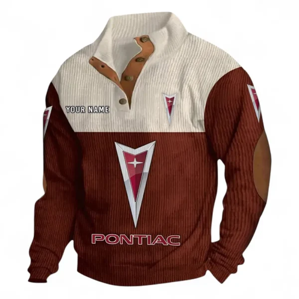 Muscle Car Men's Stand Up Collar Base Shirt CAR480 - Dark Red