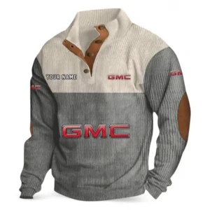 Utility SUV Men's Stand Up Collar Base Shirt CAR480 - Gray