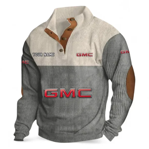 Utility SUV Men's Stand Up Collar Base Shirt CAR480 - Gray