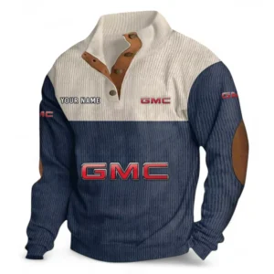 Heavy-Duty Vehicle Men's Stand Up Collar Base Shirt CAR480 - Navy Blue