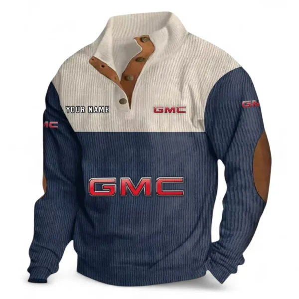 Heavy-Duty Vehicle Men's Stand Up Collar Base Shirt CAR480 - Navy Blue