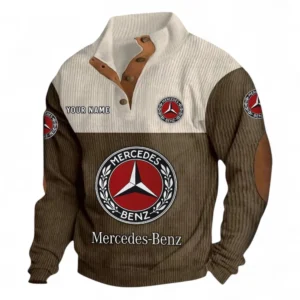 Performance Vehicle Men's Stand Up Collar Base Shirt CAR480 - Brown