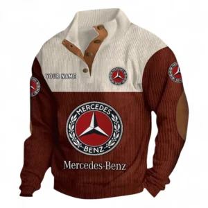 High-End Coupe Men's Stand Up Collar Base Shirt CAR480 - Dark Red