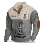 High-Power Sports Car Men's Stand Up Collar Base Shirt CAR480 - Gray