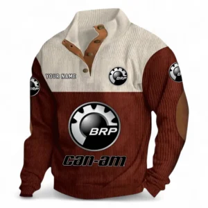 High-Performance Off-Roader Men's Stand Up Collar Base Shirt CAR480 - Dark Red