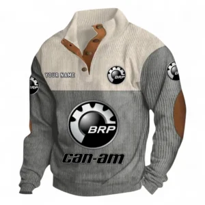 Adventure Quad Men's Stand Up Collar Base Shirt CAR480 - Gray