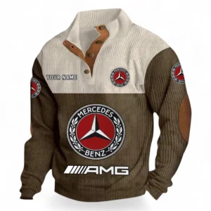 Dynamic Road Machine Men's Stand Up Collar Base Shirt CAR480 - Brown