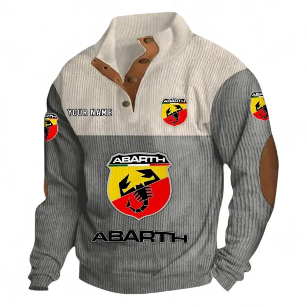 European Performance Car Men's Stand Up Collar Base Shirt CAR480 - Gray
