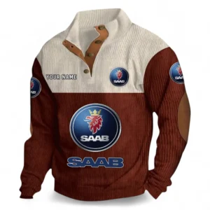 Performance Sedan Men's Stand Up Collar Base Shirt CAR480 - Dark Red