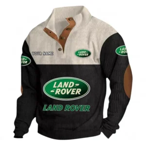 Off-Road Vehicle Brand Men's Stand Up Collar Base Shirt CAR480 - Black