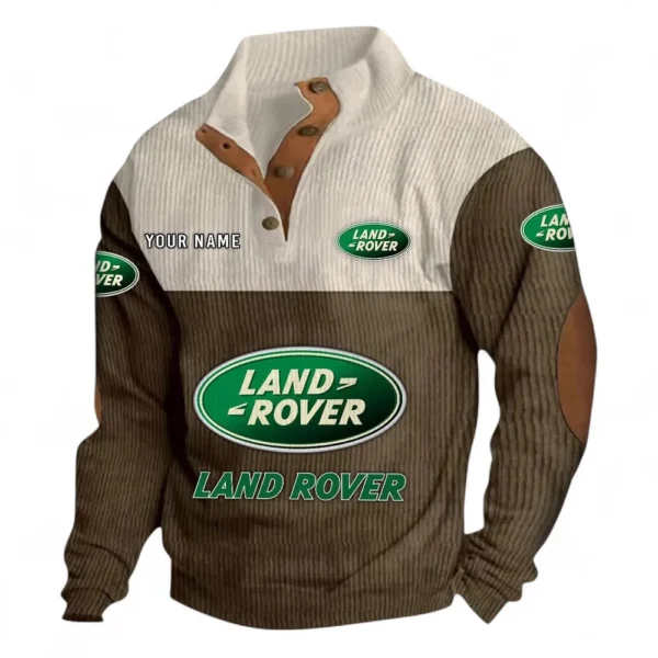 Outdoor Lifestyle Vehicle Men's Stand Up Collar Base Shirt CAR480 - Brown