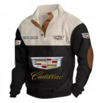 American Luxury Sedan Men's Stand Up Collar Base Shirt CAR480 - Black