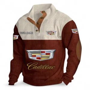 Elegant Touring Car Men's Stand Up Collar Base Shirt CAR480 - Dark Red