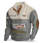 Premium Performance Car Men's Stand Up Collar Base Shirt CAR480 - Gray